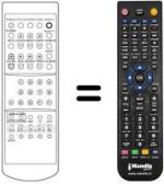 Telecomando equivalente UK 60002