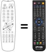 Télécommande équivalente UKV 910
