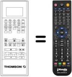 Télécommande équivalente Thomson V 610