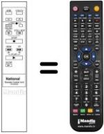 Telecomando equivalente VEQ 0528