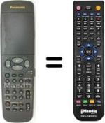 Telecomando equivalente Panasonic NV-HD628 EG