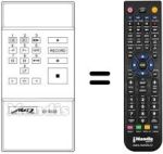 Télécommande équivalente VR 9603
