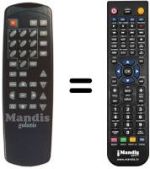 Gleichwertige Fernbedienung VS-9800 CI
