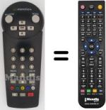 Télécommande équivalente Thomson DSR 435 TI