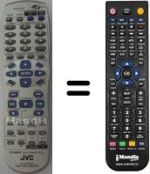 Gleichwertige Fernbedienung JVC DR-M 1 SL