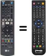 Telecomando equivalente LG RHT-499 H