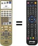 Telecomando equivalente JVC XV 2EU