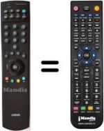 Télécommande équivalente Loewe XEMIS 5006 DD