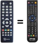 Telecomando equivalente Fuba ODE 7050