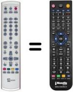 Telecomando equivalente Fuba ODE 820