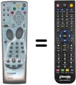 Télécommande équivalente Thomson DTH 5400