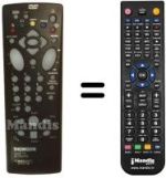 Télécommande équivalente Thomson DTH 4500