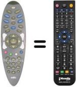 Télécommande équivalente Samsung SAMSUNG BOX