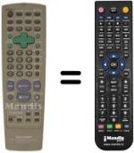 Telecomando equivalente Sharp DV 760