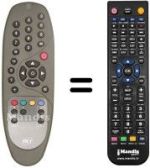 Gleichwertige Fernbedienung Century SKY BRASIL