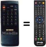 Télécommande équivalente Kathrein UFD 85