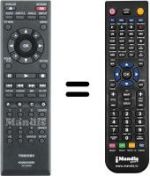Telecomando equivalente Toshiba HD-EP35
