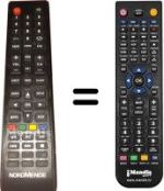 Télécommande équivalente NordMende ND32N2400M