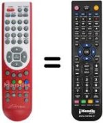 Télécommande équivalente REMCON1343