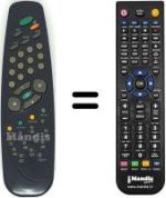 Telecomando equivalente Vestel CT7212