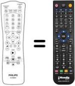 Telecomando equivalente Philips 21PV715