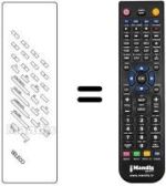 Telecomando equivalente REMCON166
