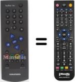 Telecomando equivalente Grundig T55-841FR