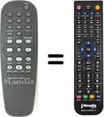 Telecomando equivalente Philips 21PT5407 / 01