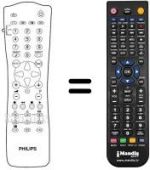 Replacement remote control Philips REMCON049