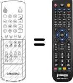 Télécommande équivalente Samsung 3F14-00033-071