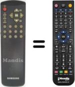 Télécommande équivalente Samsung CX5312W