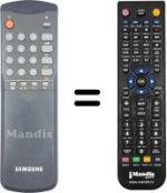 Télécommande équivalente Samsung 3F14-00033-320