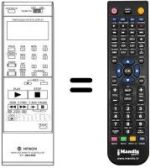 Télécommande équivalente Hitachi 5638905
