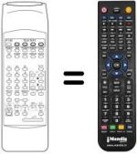 Télécommande équivalente Beko 61J187