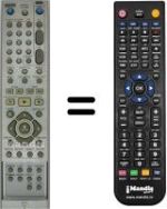 Replacement remote control LG RH4940V