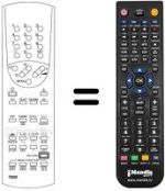 Télécommande équivalente Technisat KINOSAT32