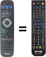 Replacement remote control Philips 40HFL2829T/12