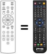 Télécommande équivalente Aeg REMOTE26