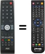 Télécommande équivalente AOC L42HA91