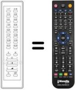 Telecomando equivalente Uher UC142