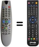 Telecomando equivalente Irradio XTC2870S