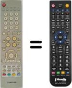 Télécommande équivalente Samsung BN59-00343A