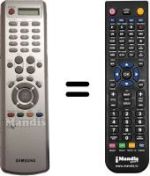 Telecomando equivalente Samsung CW29A208PYX/XEC