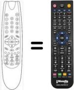 Télécommande équivalente RC22.1