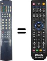 Telecomando equivalente Hitachi RC4008X