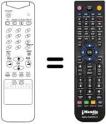 Télécommande équivalente Samsung CX7251