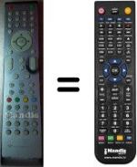 Replacement remote control Continental Edison CE81HDV32P