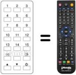 Telecomando equivalente REMCON729