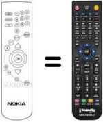 Télécommande équivalente REMCON866