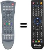 Télécommande équivalente REMCON894